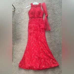 Red Prom Dress.